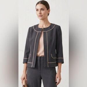 Anne Klein | Jackets & Coats | Anne Klein Structured 34 Sleeve Blazer ...